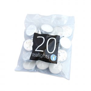 Unscented White TeaLights Candles